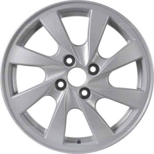 Колесный диск KDW KD1547 (15_Kalina Cross) 6xR15 4x98 ET33 DIA58.5 глянцевый серебристый