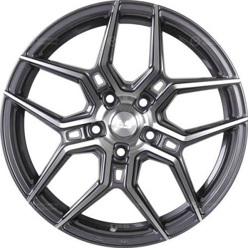 Колесный диск LS LS 1266 7.5xR17 5x114.3 ET40 DIA60.1 насыщенный темно-серый полностью полированный