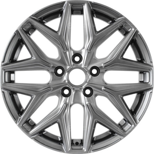 Колесный диск КиК Ариус 7xR17 5x114.3 ET40 DIA67.1 темно-серебристый