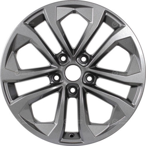 Колесный диск СКАД Тукан 7xR17 5x110 ET38 DIA65.1 темно-серый цвет с перламутровыми оттенками