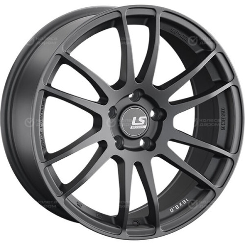 Колесный диск LS FlowForming LS RC02 8xR18 5x112 ET40 DIA66.6 серый матовый