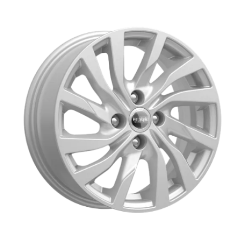 Легковой диск КиК КС882 6x15 4x100 ET37 60,1 Сильвер