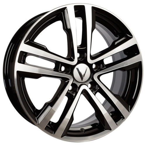Легковой диск Вектор B197 6,5x16 5x100 ET48 56,1 Алмаз черный