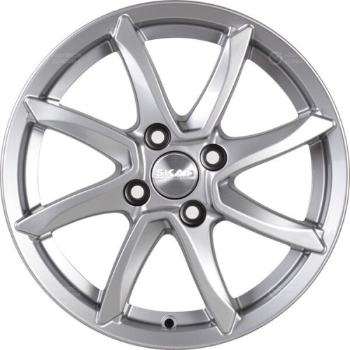 Колесный диск СКАД Осака 6xR15 4x98 ET38 DIA58.6 серебристый