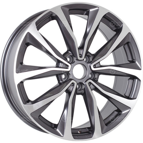 Колесный диск Replay V84 7.5xR19 5x108 ET50 DIA63.3 насыщенный темно-серый полностью полированный