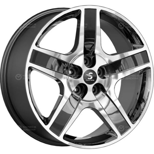 Колесный диск СКАД Premium Series КР008 (20_Evoque) 8.5xR20 5x108 ET40 DIA63.35 глянцевый темно-серый полностью полированный