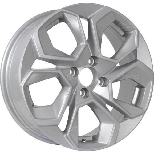 Колесный диск KDW KD1620 6.5xR16 5x114.3 ET45 DIA67.1 (уценка) глянцевый серебристый