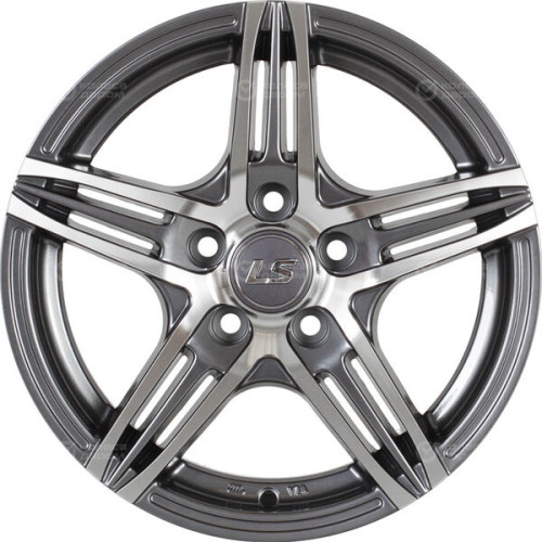 Колесный диск LS LS 189 6.5xR15 5x105 ET39 DIA56.6 (уценка) насыщенный темно-серый полностью полированный