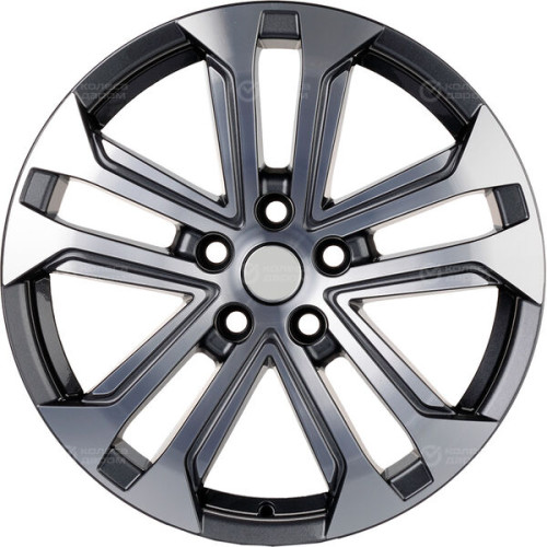 Колесный диск Carwel Куж 1803 7xR18 5x114.3 ET50 DIA54.1 серый с полированной лицевой частью