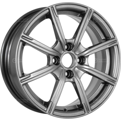Колесный диск iFree Uno Калибр 6xR15 4x100 ET38 DIA67.1 насыщенный тёмно-серебристый