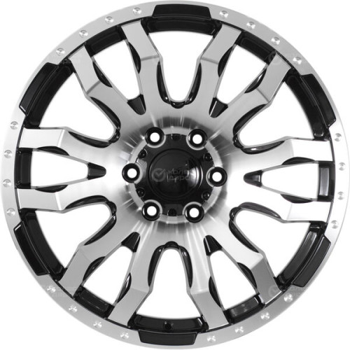 Колесный диск LS LS 1294 9xR20 6x139.7 ET20 DIA100.1 черный полностью полированный