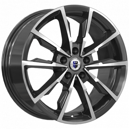 Легковой диск КиК Меренге 7,5x17 5x108 ET35 67,1 Алмаз черный