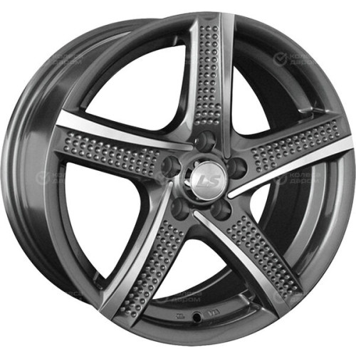 Колесный диск LS LS 758 7.5xR17 5x112 ET40 DIA57.1 насыщенный темно-серый полностью полированный