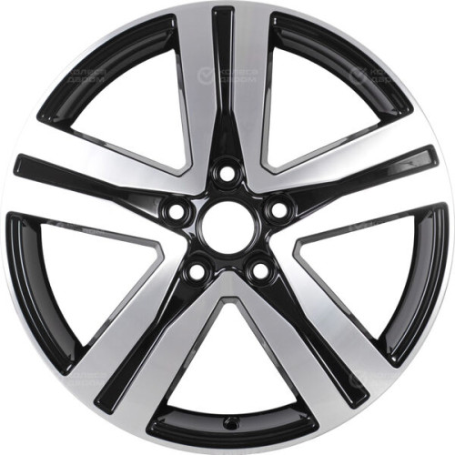 Колесный диск iFree Rebel 7xR17 5x108 ET45 DIA67.1 чёрный глянцевый с полированной лицевой частью