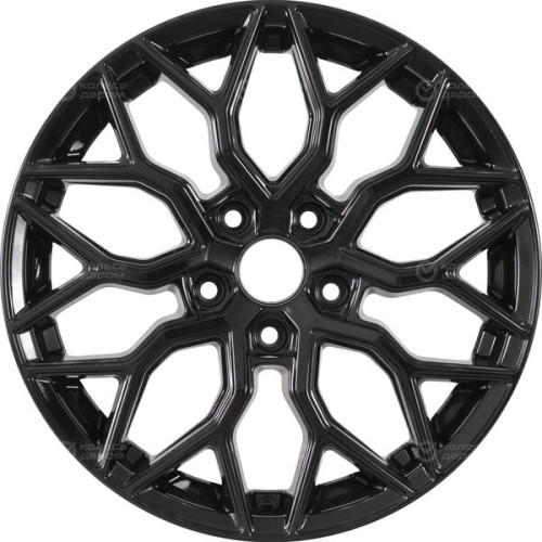 Колесный диск VENTI 1719 7xR17 5x114.3 ET37 DIA66.6 черный глянцевый