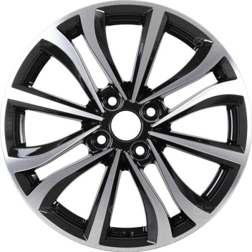 Колесный диск iFree Панган 6xR16 4x100 ET45 DIA60.1 чёрный глянцевый с полированной лицевой частью