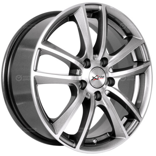 Колесный диск X-trike X116 6.5xR16 5x114.3 ET45 DIA67.1 темно-серебристый с полированной лицевой частью