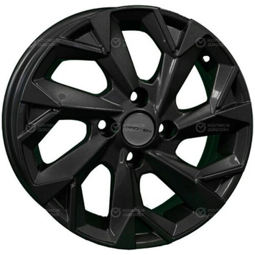 Колесный диск KHOMEN KHW1402 (Accent/Getz/i20) 5.5xR14 4x100 ET38 DIA67.1 черный глянцевый