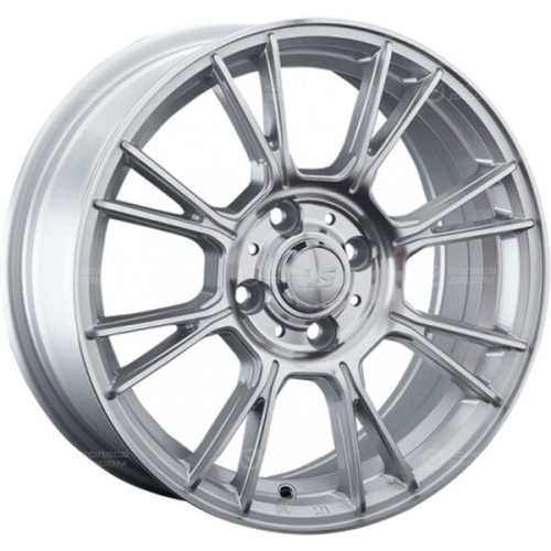 Колесный диск LS LS 818 6.5xR15 5x100 ET40 DIA73.1 серебристый полированный