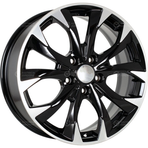 Колесный диск iFree Original КС740 (ZV 17_Jetta/Golf) 7xR17 5x112 ET54 DIA57.1 черный глянцевый с полированными элементами лицевой поверхности