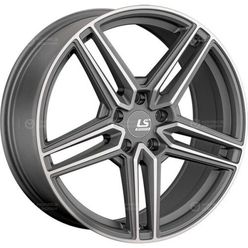 Колесный диск LS FlowForming LS RC79 8.5xR19 5x114.3 ET40 DIA67.1 темно-серый матовый ,частично полированный