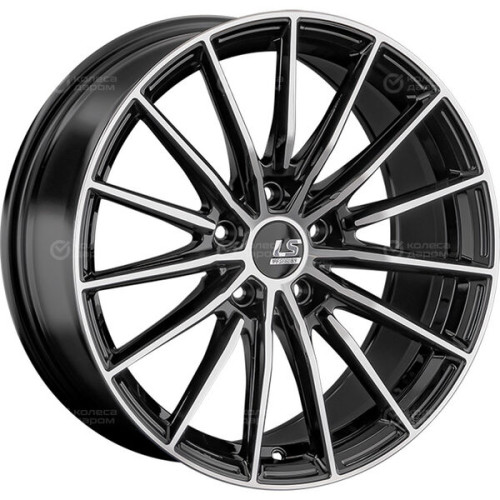 Колесный диск LS FlowForming LS RC63 8.5xR20 5x120 ET45 DIA72.6 черный полностью полированный