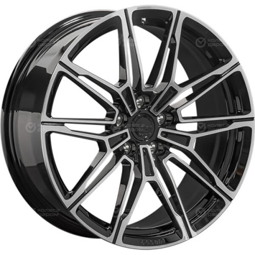 Колесный диск LS Forged FG45 9xR19 5x112 ET44 DIA66.6 черный полностью полированный