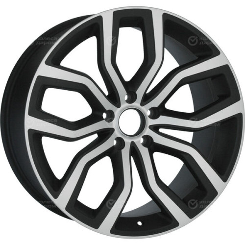 Колесный диск Replay B110 11xR20 5x120 ET37 DIA74.1 черный матовый полностью полированный