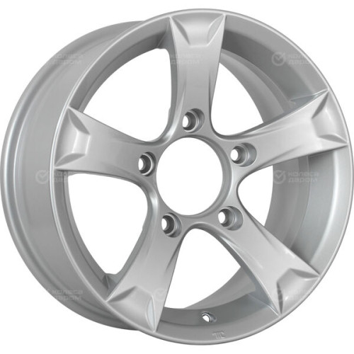 Колесный диск КиК Триал 6.5xR15 5x139.7 ET5 DIA110.1 серебристый