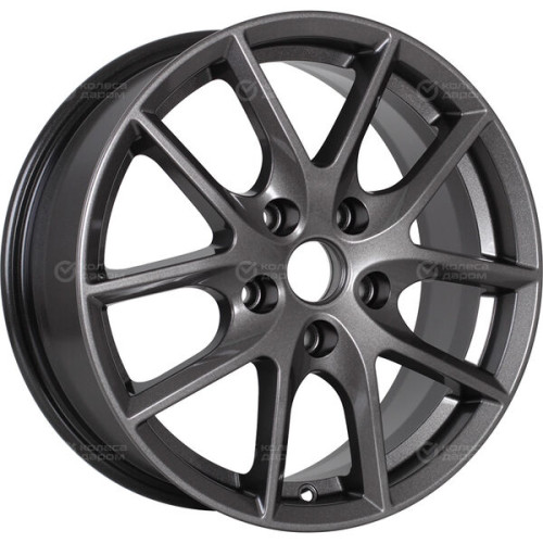 Колесный диск Alcasta M59 6.5xR16 5x114.3 ET38 DIA67.1 темно-серый цвет с перламутровыми оттенками