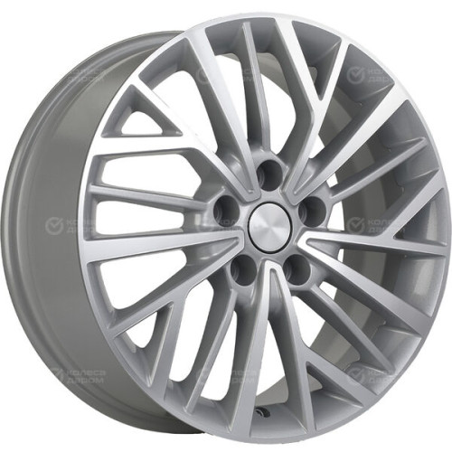 Колесный диск Carwel Токо 1717 7xR17 5x114.3 ET40 DIA66.1 серебристый с полированной лицевой частью