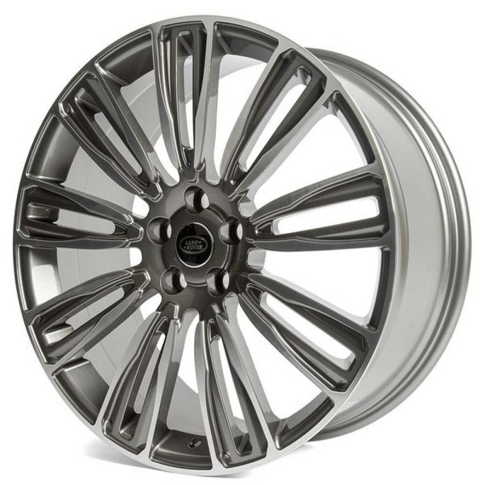 Легковой диск CMST FG405 9,5x21 5x120 ET45 72,6 графит + полированные спицы