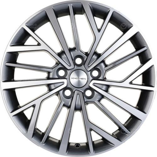 Колесный диск KHOMEN KHW1717 (ZV_17 Chery Tiggo) 7xR17 5x108 ET45 DIA60.1 насыщенный темно-серый полностью полированный