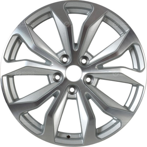 Колесный диск Replay TY212 7.5xR18 5x114.3 ET35 DIA60.1 серебристый, с полированной лицевой поверхностью