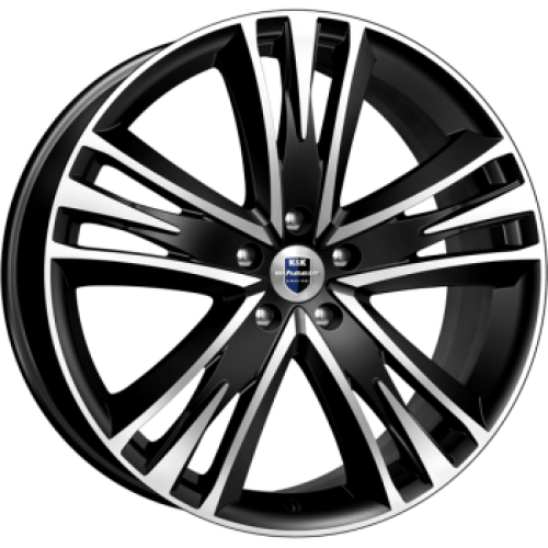 Легковой диск КиК Атлас 8,5x20 5x108 ET45 63,35 Алмаз черный