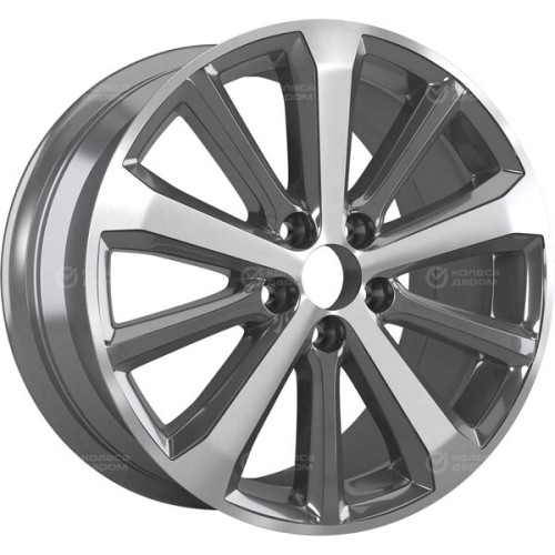 Колесный диск Replay LX24 7.5xR18 5x114.3 ET35 DIA60.1 насыщенный темно-серый полностью полированный