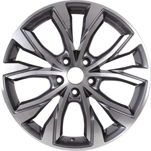 Колесный диск Replay FA41 7xR18 5x114.3 ET33 DIA67.1 насыщенный темно-серый полностью полированный