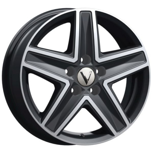 Легковой диск Вектор B237 6,5x16 5x160 ET55 65,1 Алмаз черный