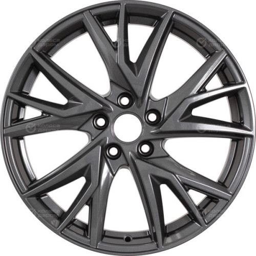 Колесный диск КиК Кайлас 6.5xR18 5x114.3 ET42 DIA67.1 насыщенный темно-серый полностью полированный