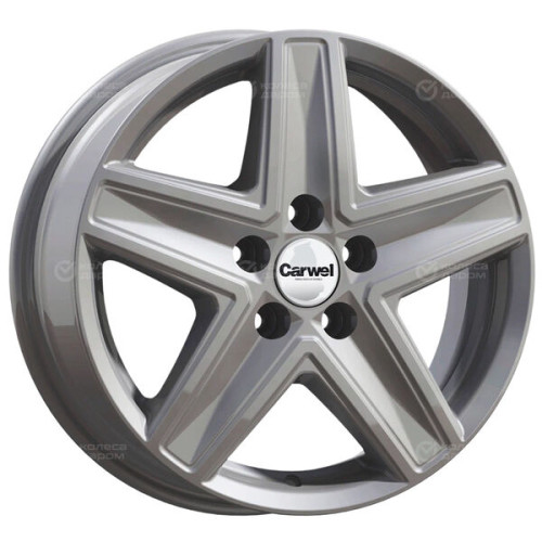 Колесный диск Carwel Витим 237 6.5xR16 5x108 ET42 DIA65.1 темно-серебристый