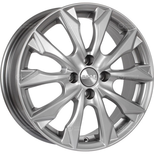 Колесный диск СКАД Нагоя 6xR16 4x100 ET41 DIA60.1 серебристый