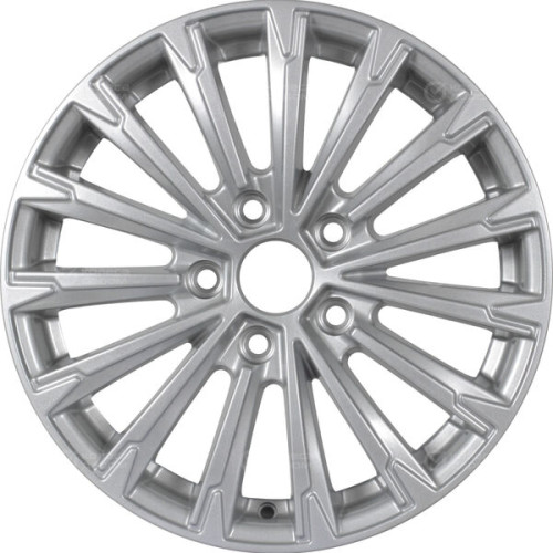 Колесный диск KDW KD1610 6.5xR16 5x108 ET50 DIA63.4 глянцевый серебристый