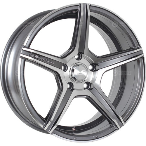 Колесный диск LS LS 892 8xR17 4x100 ET35 DIA60.1 насыщенный темно-серый полностью полированный