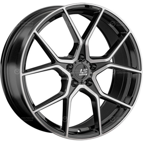 Колесный диск LS FlowForming LS RC72 8.5xR19 5x120 ET41.5 DIA72.6 черный полностью полированный