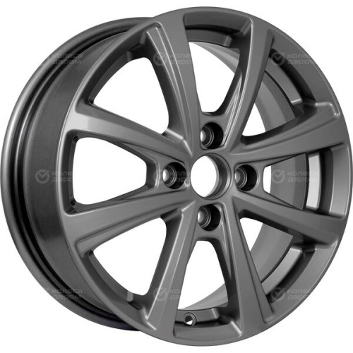 Колесный диск Carwel Акуш 6xR15 4x100 ET45 DIA56.6 серый матовый