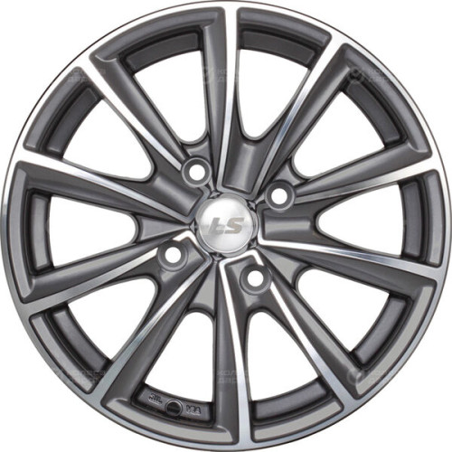Колесный диск LS LS 232 7.5xR17 5x114.3 ET40 DIA73.1 насыщенный темно-серый полностью полированный