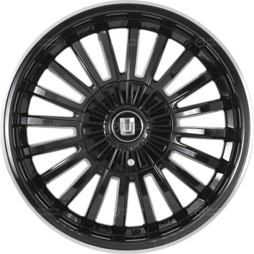 Колесный диск Replay TA12 7.5xR17 6x139.7 ET36 DIA100.1 черный, с полированным ободом