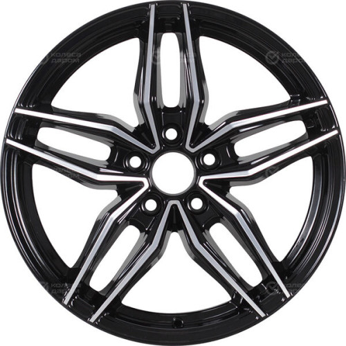 Колесный диск NEO 882 8xR18 5x114.3 ET45 DIA67.1 глянцевый черный с полированной лицевой частью