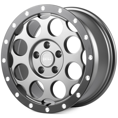 Легковой диск Skill Wheels SV607 8,5x18 5x120 ET45 65,1 Графит матовый + матовый обод + полированные болты