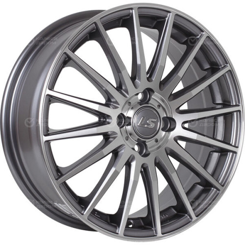 Колесный диск LS LS 425 6xR16 4x100 ET41 DIA60.1 насыщенный темно-серый полностью полированный